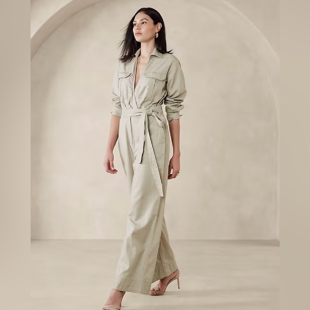 Banana Republic Twill Jumpsuit